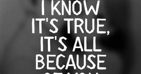 i know its true its all because of you lyrics|The Beatles .